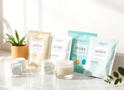 Applying a vibrant sheet mask, showcasing skin rejuvenation and hydration.