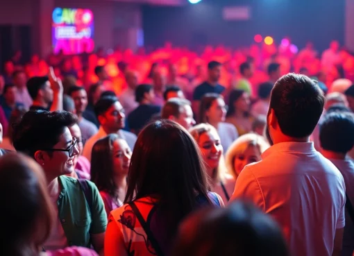 Grow Audience by engaging diverse groups at a lively live event filled with excitement.