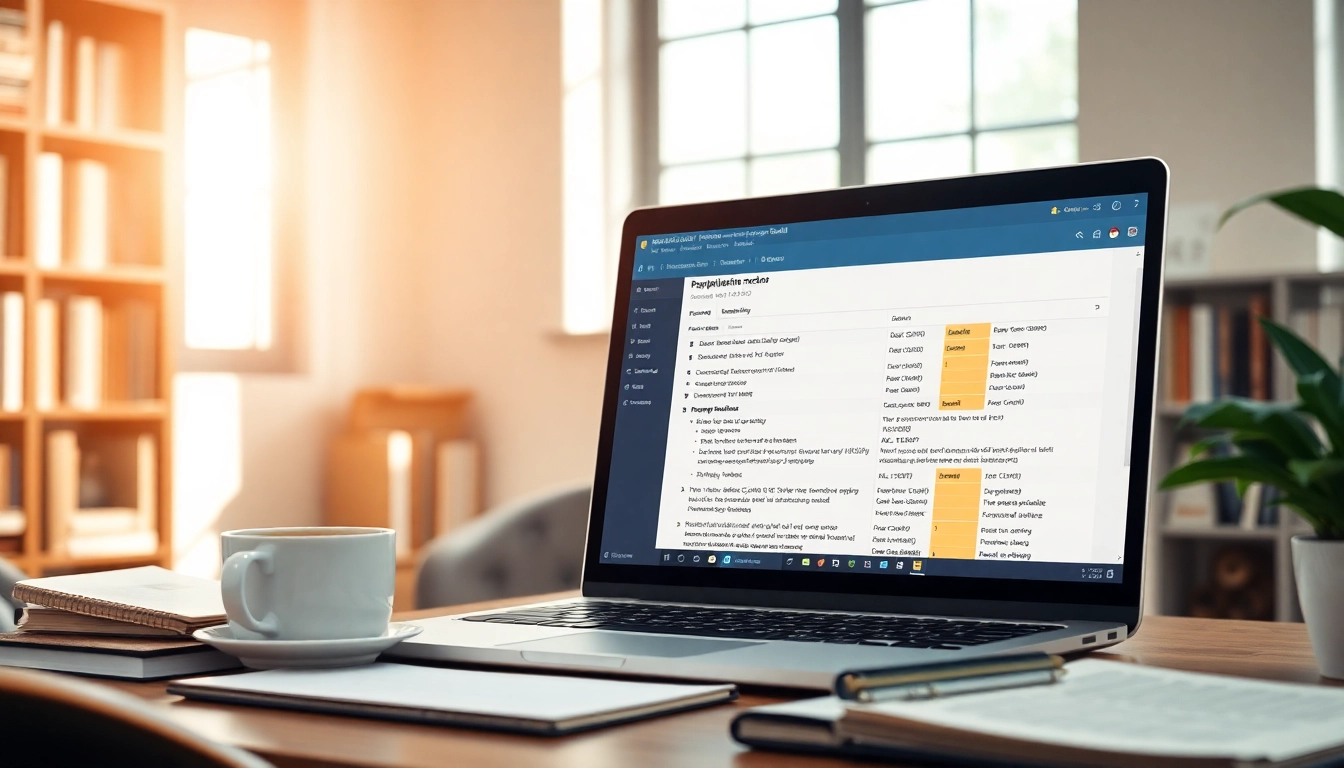 Check for plagiarism using an advanced plagiarism checker tool displayed on a laptop.