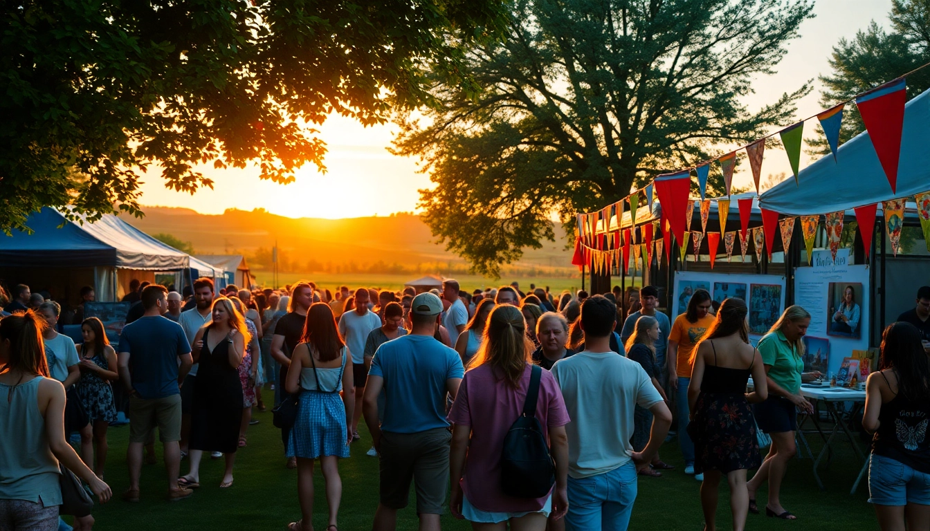 Experience vibrant wildfire events with joyful participants engaging in outdoor activities.