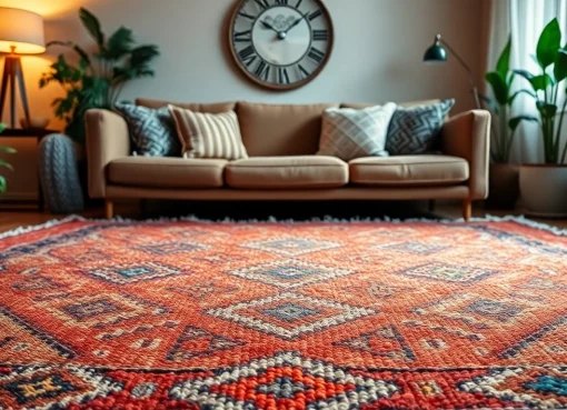 Shop the Zemmour Vintage Rug at https://labboho.com/collections/zemmour-vintage-rugs for unique Moroccan charm.