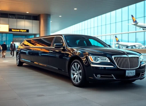 Limo service Vancouver Airport offering a luxurious transportation option at the airport.