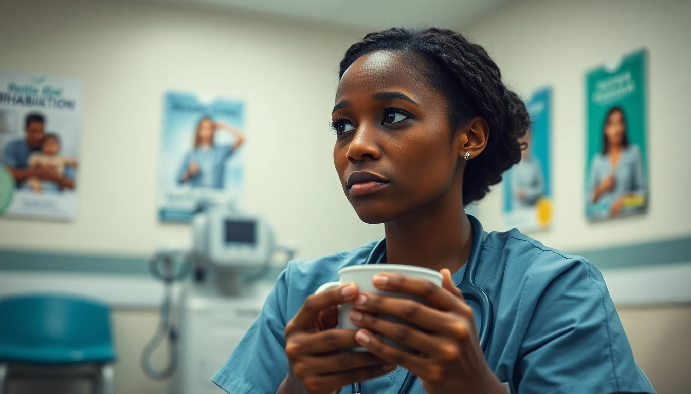 Nurse reflecting on the challenges posed by the VDAP Program in Alabama in a hospital break room