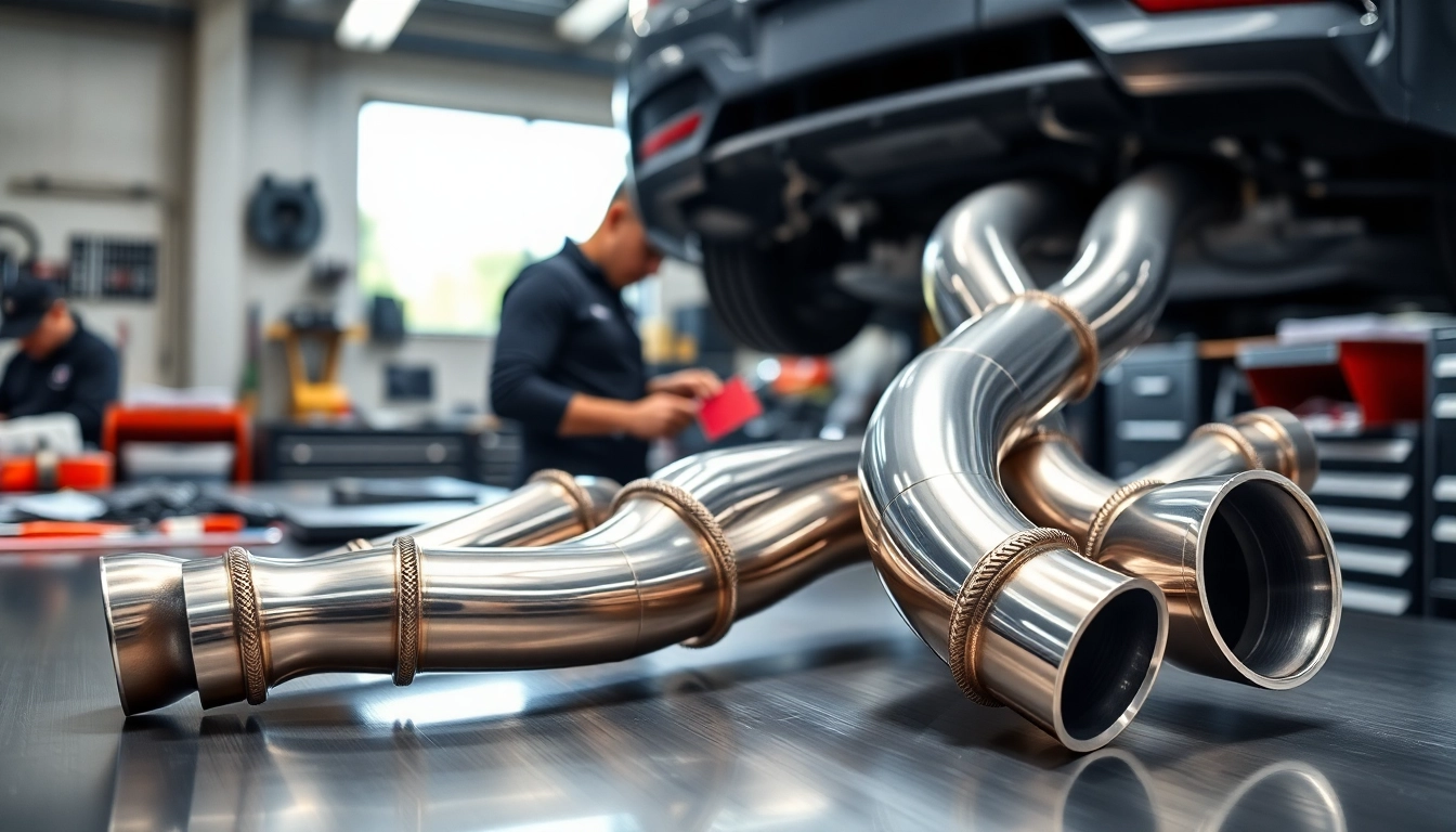 Examine powerful BMW F80 downpipes highlighting engineering craftsmanship and quality.