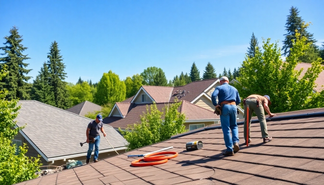 Experienced roofers installing various roofing options in Vancouver Wa.