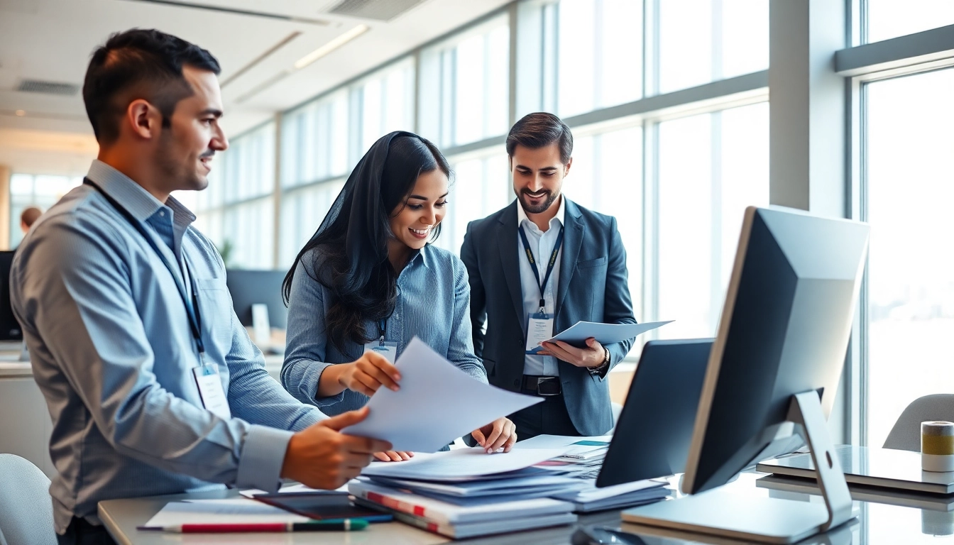 Assisting clients with QSM document clearing services in a professional office environment.