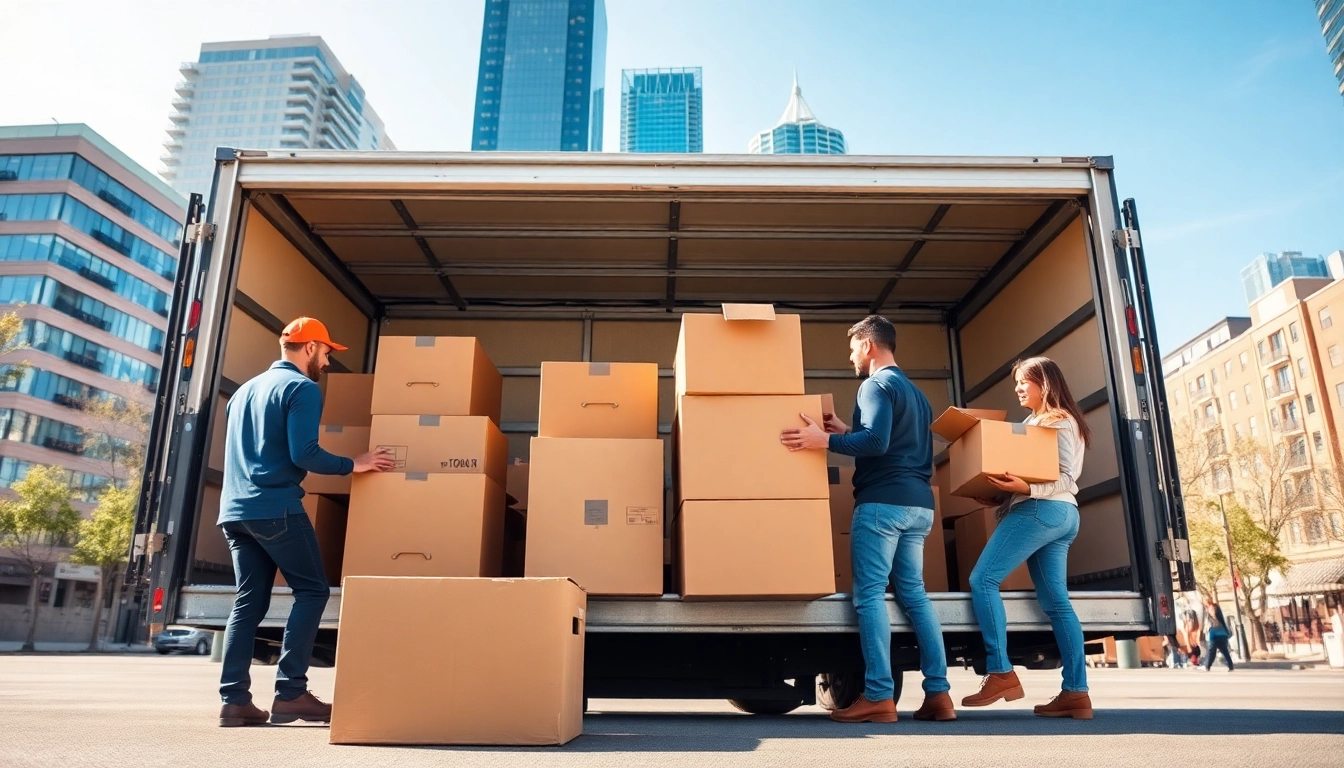 Movers preparing for a move in Toronto, ensuring a smooth and efficient process during moving Toronto.